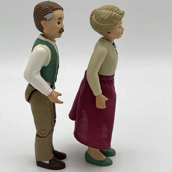 Vintage Fisher Price My Loving Family Grandparents Grandma & Grandpa 1993 & 1995 - Picture 5 of 9